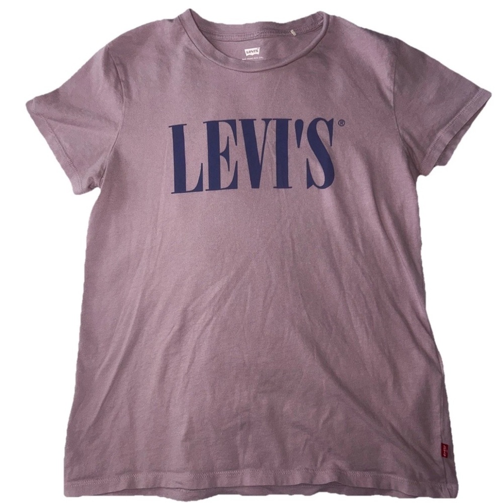 Levi’s Graphic Logo Tee Purple Short Sleeve T-Shirt Women’s Small